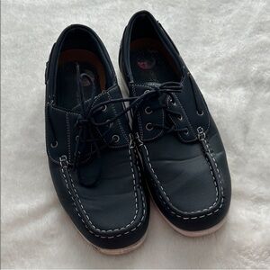 Akademiks Navy Boat Shoes